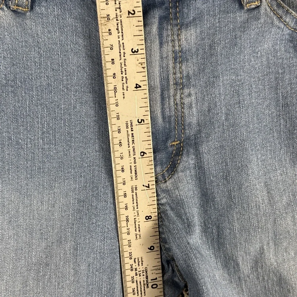 Wrangler Aura Blue Jeans Womens 12P (32 X 29)‎ Straight Leg Short Rise Western